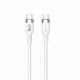 HYPER - HYPER HJ4001WHGL cable USB 1 m USB 2.0 USB C Blanco - hj4001whgl